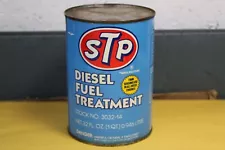 SUPER NICE * dated 1979 STP DIESEL FUEL TREATMENT Old All Metal 1 quart Oil Can