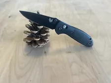 GORGEOUS!! Benchmade 556 Mini Griptilian Fresh From HQ For Sharpening! Gift Idea