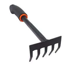 Replacement Carbon Steel Garden Rake Head Five Tooth for Gardening Hand Tool