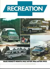 1976 Chevrolet Recreational Vehicle sales brochure: Pickup, Blazer, El Camino