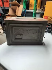 Old Vintage Military Ammunition Box