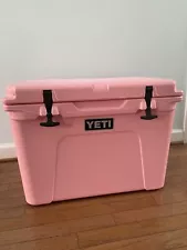 PINK YETI TUNDRA 50 COOLER LIMITED EDITION RARE CANCER AWARENESS POWER PINK