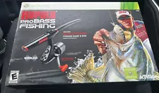 Rapala Pro Bass Fishing (Xbox 360) Game + Rod Wireless Controller NEW SEALED