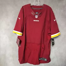 NWT Nike On Field Elite NFL Washington Redskins Blank Red Jersey Mens 48 XL