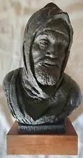 Michelangelo Bust Self Portrait Vintage 1960's Austin Prod Great For Art Student