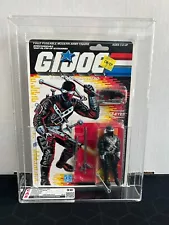 Hasbro GI Joe ARAH Snake Eyes Series 8 34 Back CAS 90 (90/85/90) MOC Sealed SPM