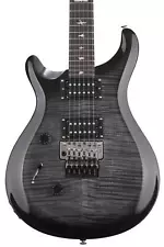 PRS SE Custom 24 Floyd Left-handed Electric Guitar - Charcoal Burst