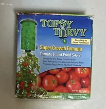 NEW Topsy Turvy Super Growth Formula Tomato Plant Food