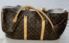 Louis Vuitton Vintage LV Travel Luggage Duffle Bag- Little Or Lot Rough- (23)