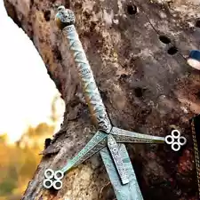 New ListingHandmade Scottish Claymore Sword Damascus Steel Sword Medieval Viking Sword Gift