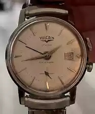 Vulcain Cricket watch calendar and alarm