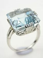 vintage aquamarine ring for sale