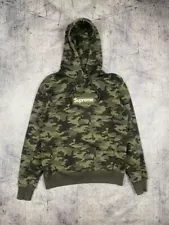 Supreme Hoodie Luxury Camo Box Logo Y2K USA Military Style