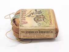 Antique Early 1900s Victory Smoking American Tobacco Co Indian Advertising Pouch