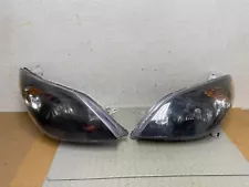 2003 to 2008 Toyota Matrix Left+Right Set Black Headlights 3637R DG1 Aftemarket