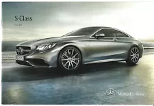 Mercedes-Benz S-Class Coupe 2014-15 UK Market Launch 20pp Brochure S63 S65 AMG