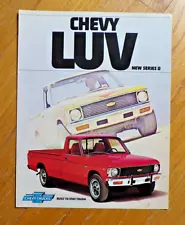 Collectible Vintage 1978 Chevy Luv New Series 8 Trucks Original Sales Brochure