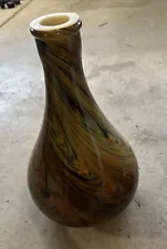 18” Glass Hookah Vase