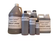 Bobcat Urine Lenon Lures® Pure Bobcat Urine Since 1924 4 oz to Gallon Size