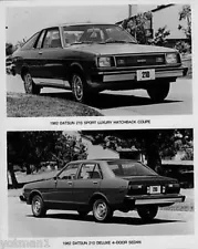 1982 Datsun 210 Sport Luxury Hatchback Coupe and Datsun 210 Deluxe 4-Door Sedan