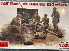 Miniart 1:35 Soviet 57mm Anti-Tank Gun ZIS-2 w/Crew #35035 NIOB!ð¥