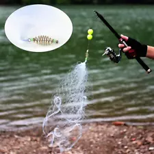 New ListingSpin Network Bait Fish Net Outdoor Nylon Cast Hand Throw Fishing Mesh Hand Casti