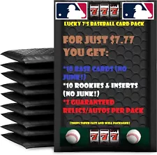 Lucky 7's Baseball Card Pack (2 Guaranteed Autos/Relics)