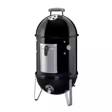 Weber 14" Smokey Mountain Cooker Smoker in Black + Cover + Thermometer (711001)