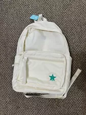 canvas backpack white