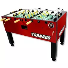 Tornado T-3000 Foosball Table In Crimson Red Non-Coin Home Model