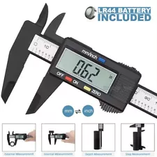 6" 150mm Digital Caliper Micrometer LCD Gauge Vernier Electronic Measuring Tool