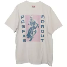 Prefab Sprout Steve McQueen Tee Motorcycle Swoon English Pop Rock Band Tour XL