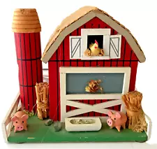 Wind Up Musical Wooden Farm Barn - "Old McDoanld Had a Farm"- SALE PRICE NOW!