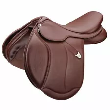 Bates Caprilli Close Contact Plus Saddle with Luxe Leather