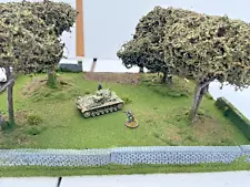 (NO97E) Orchard with 4 trees and a large stone wall (28mm) MEGA SALE