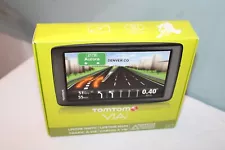 NEW TomTom VIA 1605 TM GPS Lifetime Traffic LIFETIME Map IN BOX"