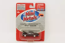 HO 1:87 CMW Mini Metals 30160 1967 Ford Custom 500 Burgundy