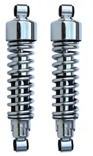 10.5" LOW CHROME SHOCKS HARLEY DYNA SUPER GLIDE WIDE LOW RIDER SPORTSTER 79-17 (For: More than one vehicle)