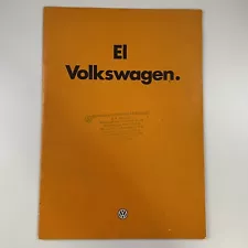 Original 1972 VW Beetle Mexico El Volkswagen Dealership Sales Brochure