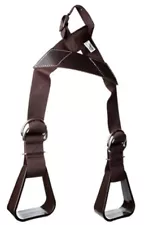 Saddle Buddy Stirrup adjusts 18" to 23" changing big saddle to kids saddle