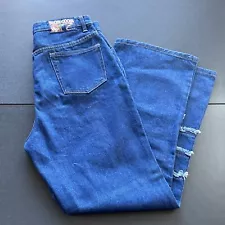 VTG NOS 90s Boom Boom Wide-Leg Rave Skate Blue Flare Jeans 14W 34x30 JNCO Style