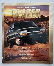 Original 2001 Chevrolet - Chevy Blazer Truck Sale Brochure CB