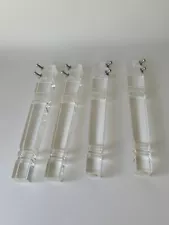 Vintage Acrylic Furniture Legs Set Of Four 15” Inches Tall