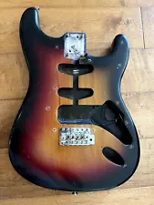 Fender Highway One Strat Stratocaster Body Sunburst. Natural Relic.