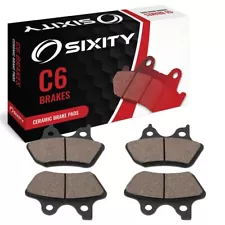 Front + Rear Ceramic Brake Pads 2000-2005 Harley Davidson FXSTB Night Train jm (For: 2003 Harley-Davidson Night Train)