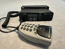 Motorola XPR 4550 UHF with IMPRES Keypad Microphone.