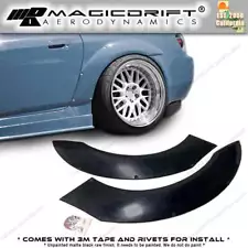 For HONDA S2000 AS REAR OVERFENDERS FENDER FLARES Polyurethane Plastic +30mm