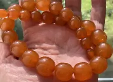 Gorgeous Retro Amber Beads Necklace 42.7 Gr.