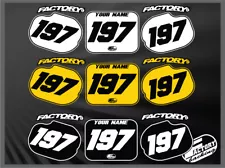 1983 CR 480 Custom Pre Printed Number plate Backgrounds