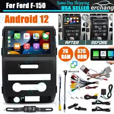 For 2009-2014 Ford F150 Car Stereo Radio GPS Navi Apple CarPlay Android 12 WiFi (For: 2013 Ford F-150 Platinum)